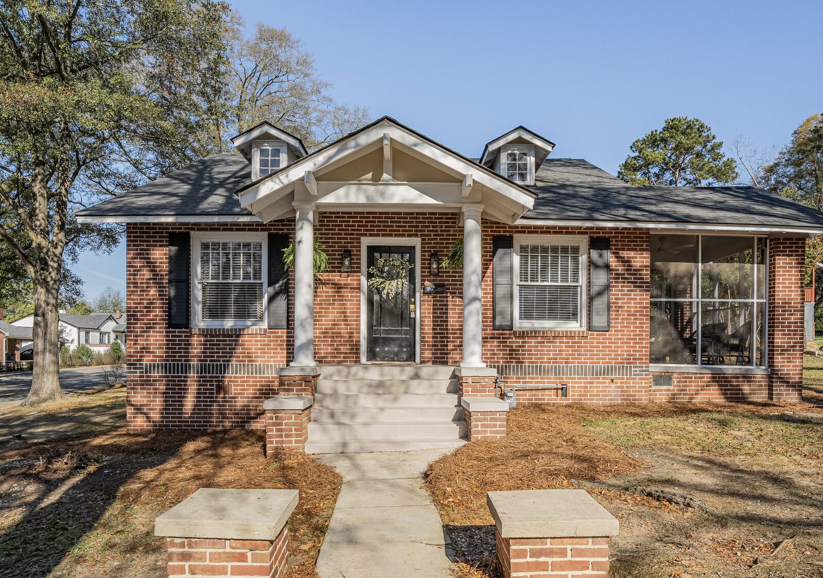 1101 Lancaster St in Columbia SC, a brick bungalow fully restored by Cola Cash Offers